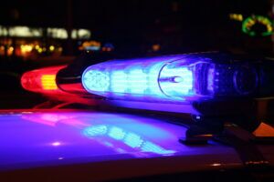 Police Pursuit Accident Lawyer Orange County, CA - police emergency lights blue red